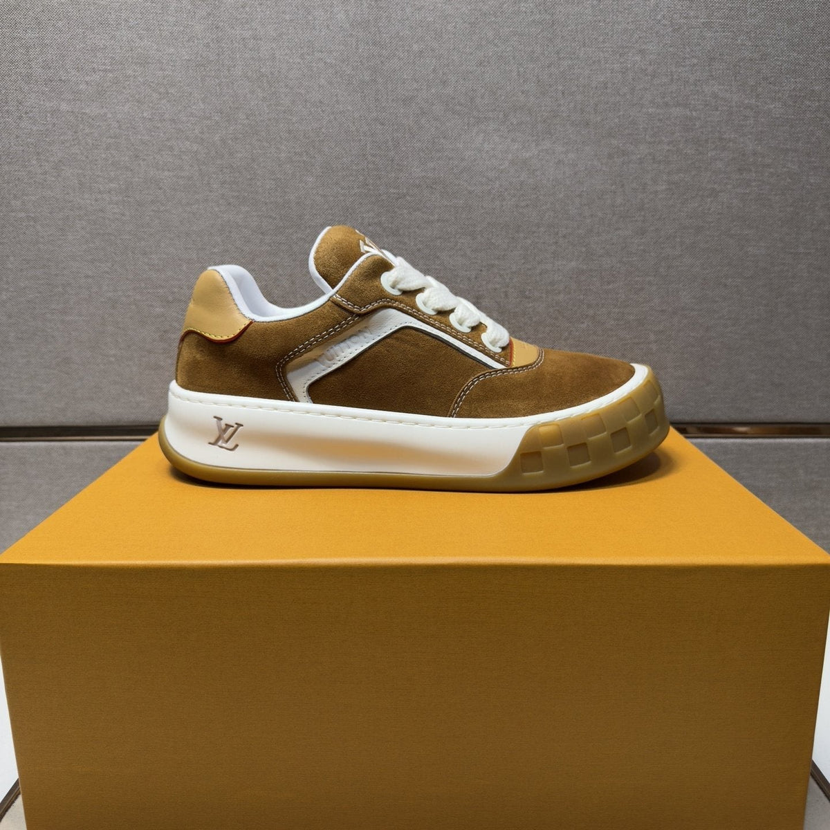 Louis Vuitton Men's Panelled Gum Sole Sneakers