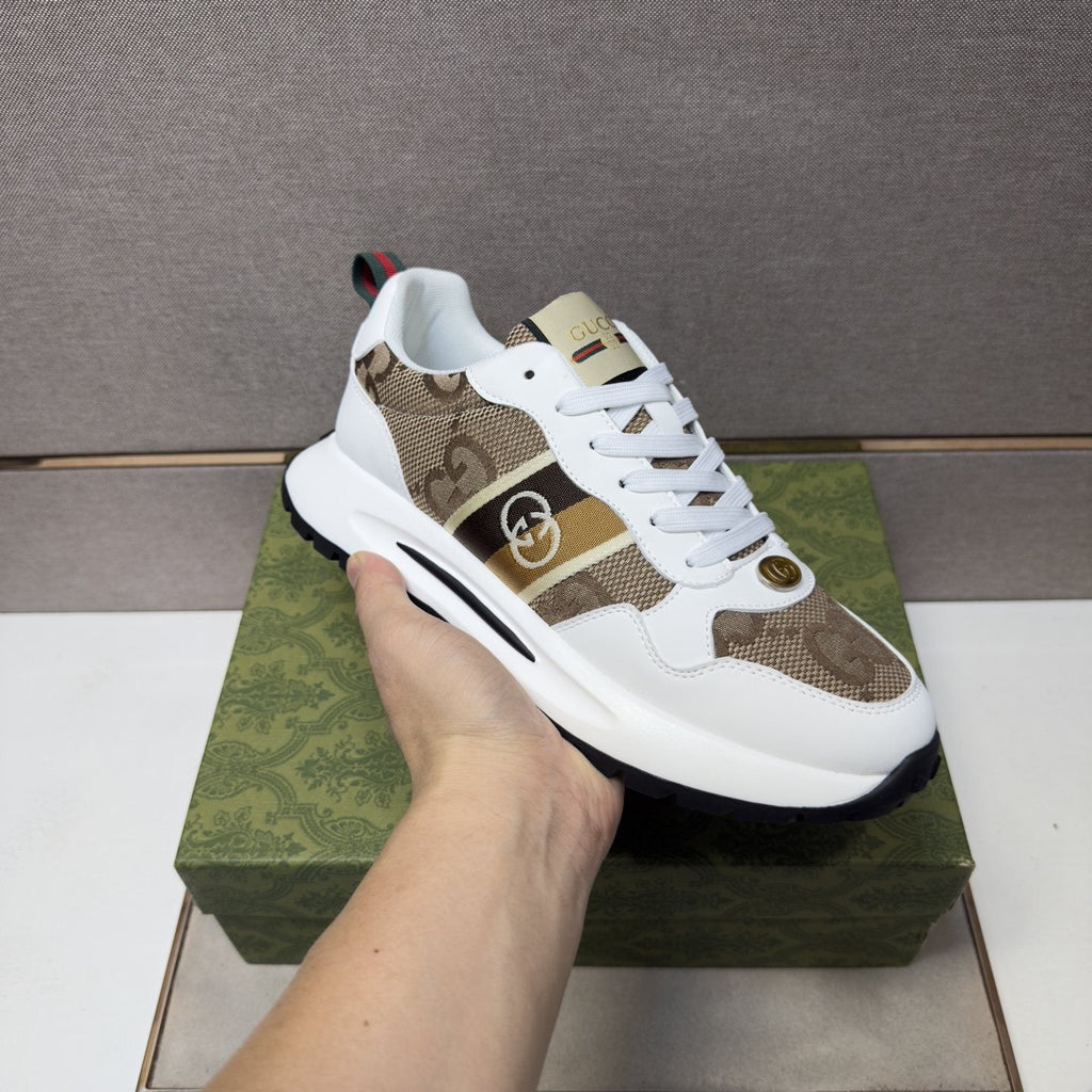Gucci Patterned Low-Top Sneakers