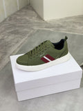 Bally Double-Stripe Low-Top Sneakers