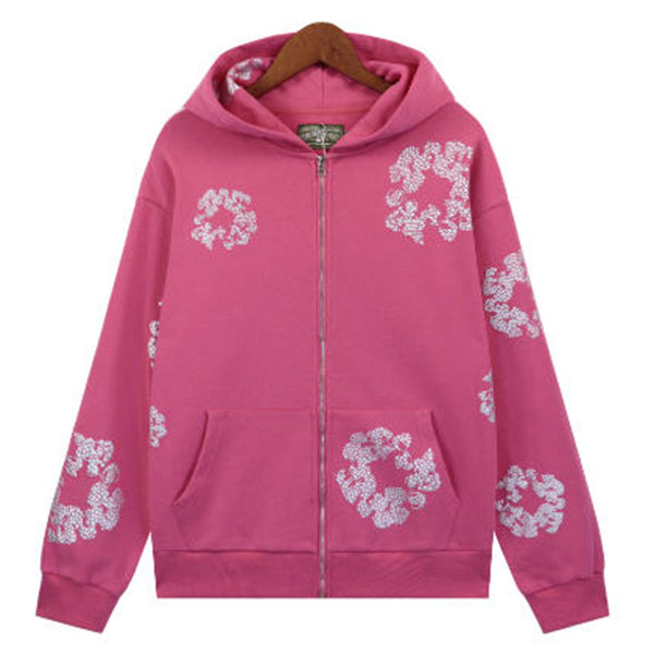 Denim Tears Kapok Flower Pattern Printed Hoodie